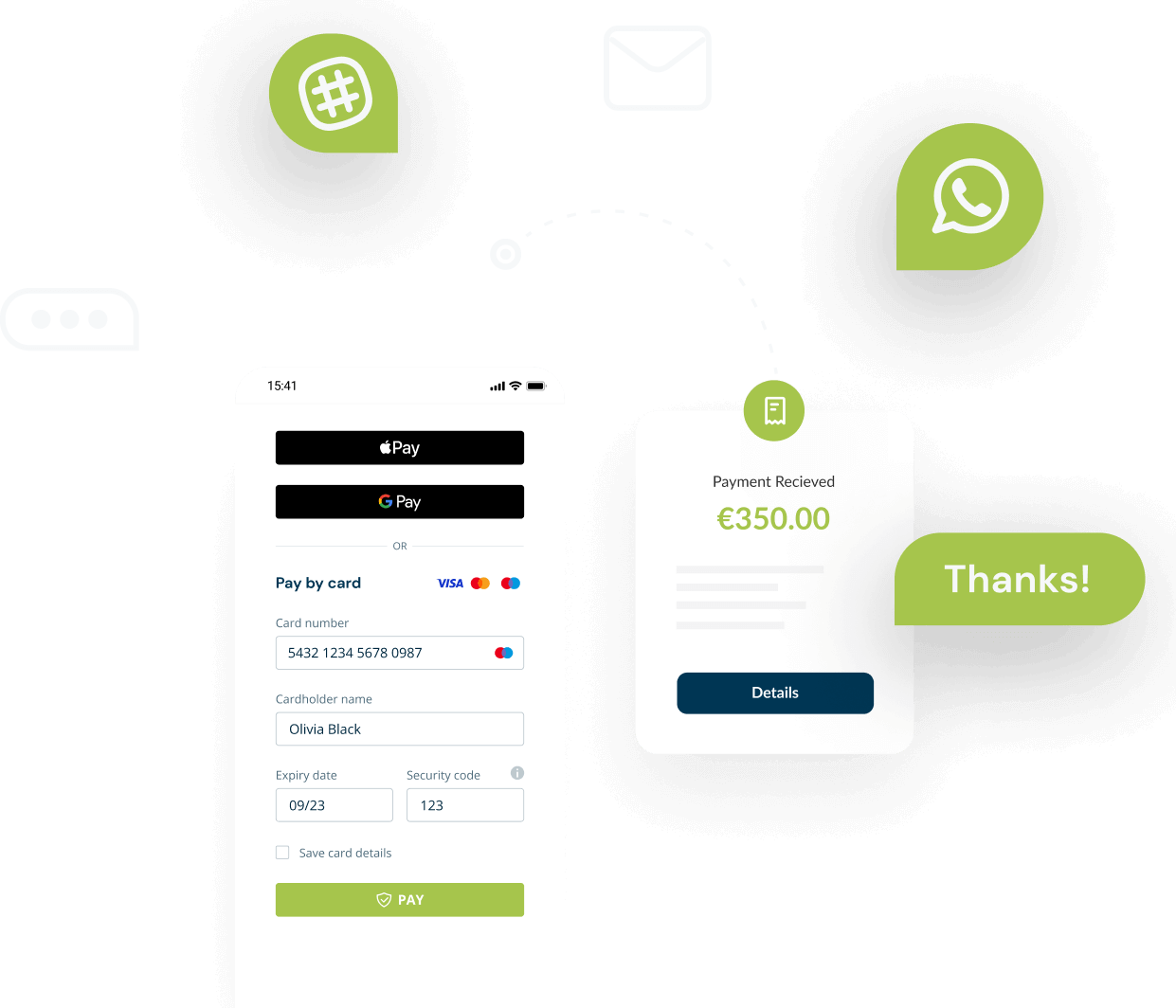 pay by link payment received
